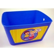Blue Plastic "Thank you for Helping Me" Tub