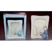 Porcelain Small Child Communion Picture Frame