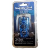 Clear Blue Mini Mobile Phone LED Torch Light