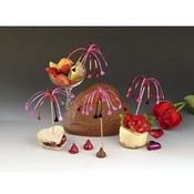 Fluttering Hearts Party Picks Counter Display
