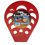 Cake Lifter and Decorating Stencil