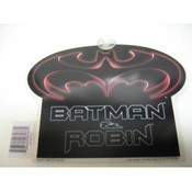 Batman &amp; Robin Window Clings 12 Piece Set