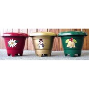 Christmas Planter 8"