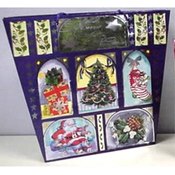 Holiday Trapezoid Gift Bag Jumbo Size
