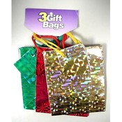 3 Pack Small Holographic Bags