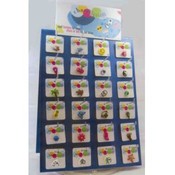 Charm Button Counter Display 288pc