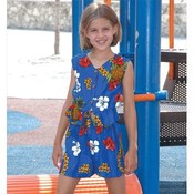 Girls Rayon Tie-Vest &amp; Short SET