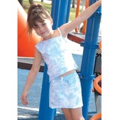 Girls Tie-Dye Jersey Tank/Slip Top &amp; Skirt SET
