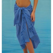 Full Length Crushed Poly Sarong w/ Fringe