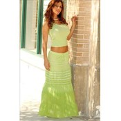 Satin Ribbon &amp; Lace Skirt