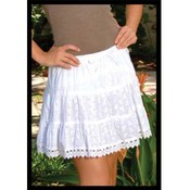 Women's 3 Tier Eyelet Skirt