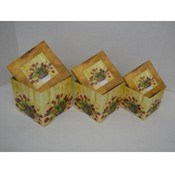 Floral Design Nesting Gift Boxes