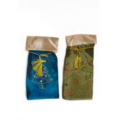 13" Nylon Christmas Wine Bottle Gift Bag
