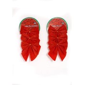 3 Pack Red Velvet Christmas Bows
