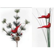Assorted Spray Stems with Cardinals