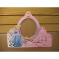 Princess Crown-Shaped Wood Picture Frame