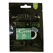 3 mint condoms + 1 Vibrating Ring
