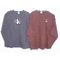 CALVIN KLEIN L/S PRINT LOGO TEES