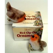 2 Piece Bird Clip-On Ornament