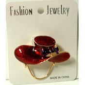 Red Hat Brooch Pin