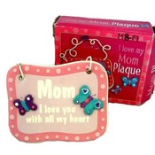 Mom I Love You Plaque
