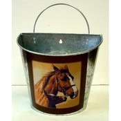 Horses Galvanized 1/2 Pail
