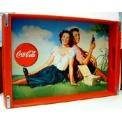 Coke Wood Crate Tray