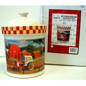 International Harvester Case Ceramic Cookie Jar