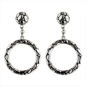Designer Inspired Hoop Dangle Earring
