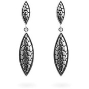 Designer Inspired Leaf Droplet Earrings