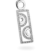 Cosmopolitan CZ Silver Tone Pendant