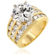 The Proposal Gold Tone Engagement Ring