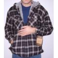 Flannel Sherpa Lined Jackets/with Hood