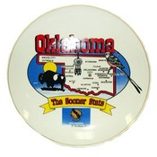 Oklahoma Plate State Map