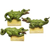 Louisiana Magnet Resin Alligator