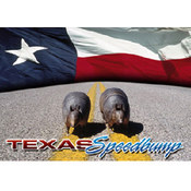 Texas Postcard 12500 Texas Speedbump