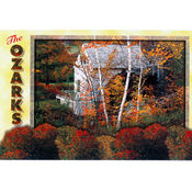 Ozarks Postcard 13028 Ozark Mountains