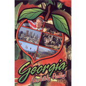Georgia Postcard  13140 Peach 6 View