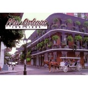 Louisiana Postcard 13221 New Orleans Carriage Ride