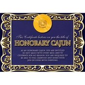 Louisiana Postcard 13232 Honorary Cajun