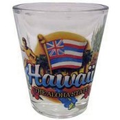 Hawaii Shot Glass 2.25H X 2" W Elements