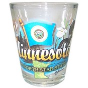 Minnesota Shot Glass 2.25H X 2" W Elements