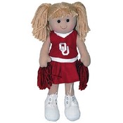 University Of Oklahoma Plush Doll Large Cheerleade