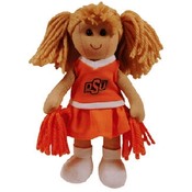 Oklahoma State University Plush Doll Small Cheerle