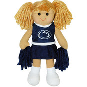 Penn State Plush Doll Small Cheerleader Rag 12 Dis