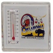 Oklahoma Magnet Lucite Thermo