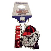 University Of Georgia Keychain Mirrored Uga