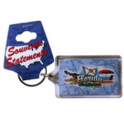 Florida Keychain Lucite Elements