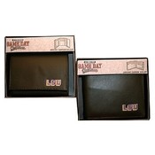 Louisiana State University Mens Wallet Genuine Lea