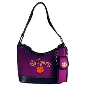 Clemson University Ladies Purse Saddle Shape Go Ti